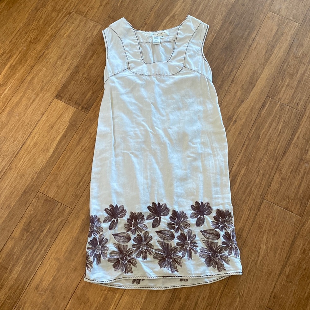 Max studio linen medium size dress